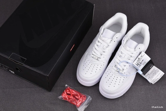 CU9225-100 Supreme Force Air White 1 Low Nike 0212
